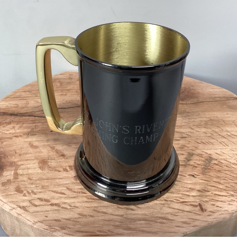 Solid Brass Crafted Mug / Stein from Things Remembered - Made in Spain - Heavy